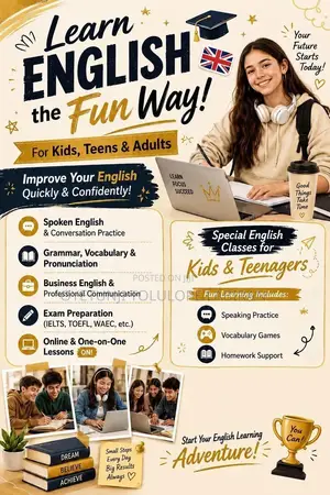 Professional Online English Language Tutor – All Levels Welcome!