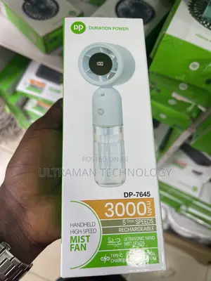 Hand Held Mist Fan (Water Coolant)