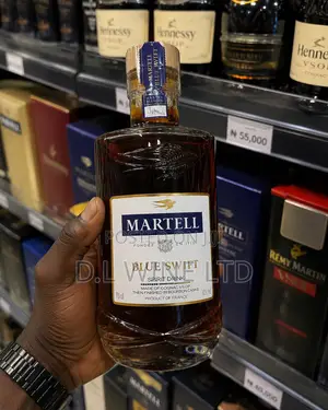 Martell Blue Swift Cartoon of 12 Bottles