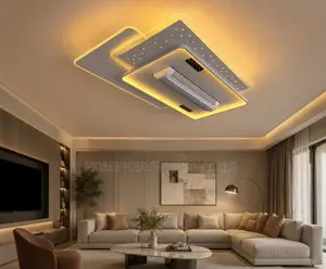 Luxury Bladeless Fan Ceiling Chandelier