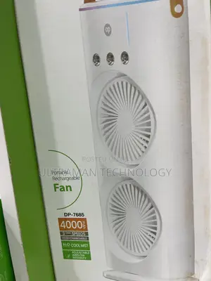 Portable Rechargeable H2O Cool Mist Fan