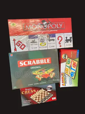 Big Chess ,Scrabble ,Monopoly and Ludo