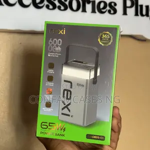 Rexi 60000mAh 65W Fast Charging Power Bank for Phones and Laptops