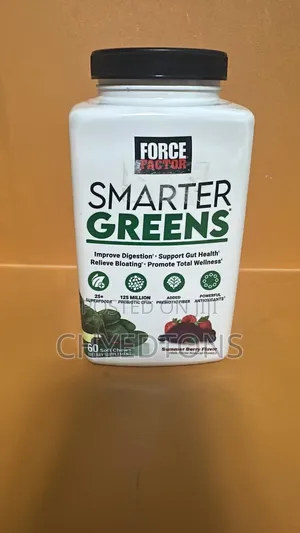Force Factor Smarter Greens Soft Chews Summer Berry Flavor (60 Count)