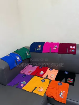 Bundle of 6pcs High Quality Kiddies Pure Cotton Cartoon Biker Shorts