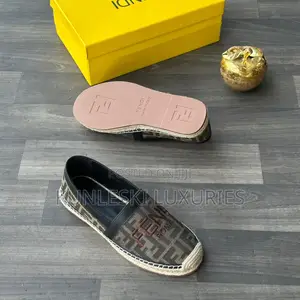 Original Fendi Espadrilles Loafers Shoe