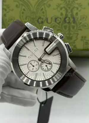 Gucci Quality Luxury Men Genuine Leather Wristwatch