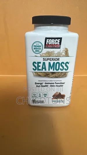 Force Factor Superior Sea Moss Soft Chews – Salted Caramel Flavor