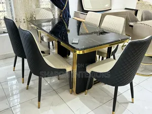 Imperial Noir 6-Seater Dining Set 
