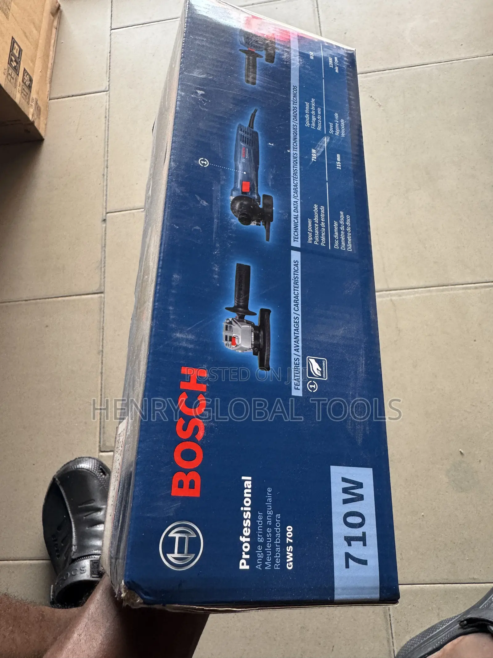 710w Original Bosch Electric Angle Grinder Machine