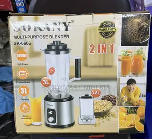 Sokany Multi-Purpose Quality 2in1 Blender 45% OFF