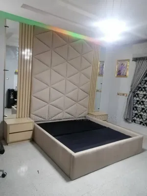 Standard King Size Bedframe With Night Stand