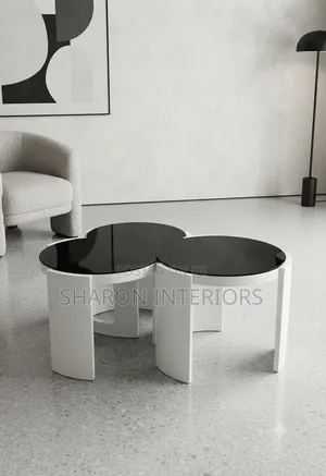 3in1 Side Stool, Glass Top