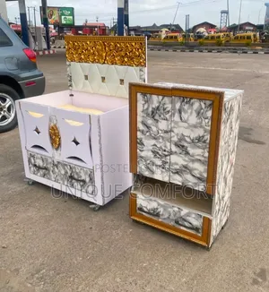 Beautiful Baby Cot With Mattress and Wardrobe
