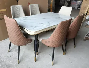 6-Seater Marble Dining Set