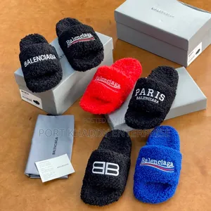 Balenciaga Fur Cover Slider Palm (Full Package )