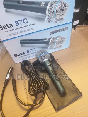 Original Shure Beta 87C Wired Microphone