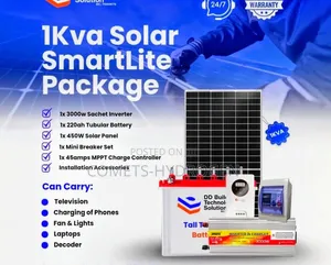 Full 1kva Solar System Promo Package With Basic Protection Kit