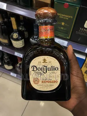 Don Julio Reposado Tequila Cartoon of 12 Bottles