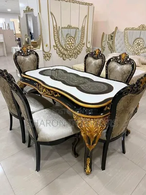Imperial Gilded Baroque Dining Collection.