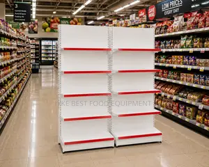 One Side Supermarket Shelves