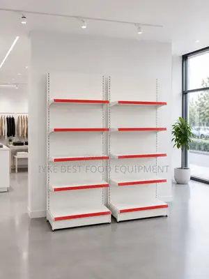 One Side Supermarket Shelves