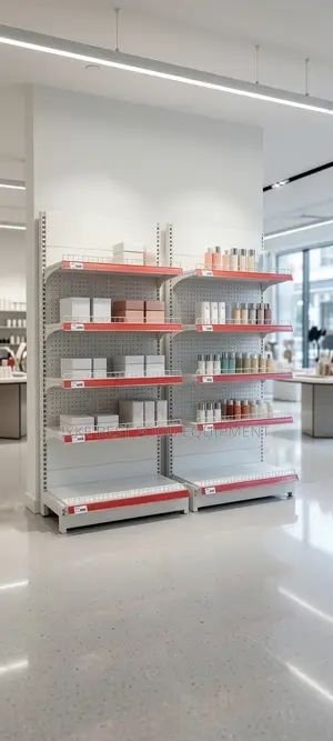 One Side Supermarket Shelves