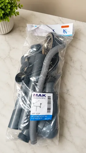 MAK PVC Double Bottle Trap 11⁄2" With Waste