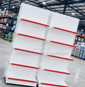 One Side Supermarket Shelves