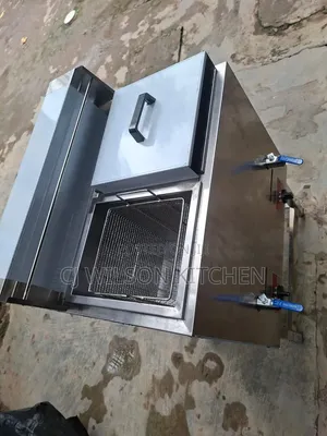Stainless Steel Deep Fryer With Double Basket.