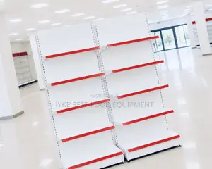 One Side Supermarket Shelves