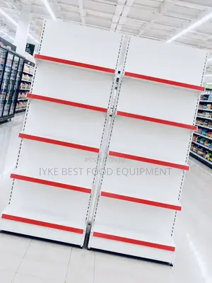 One Side Supermarket Shelves