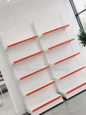 One Side Supermarket Shelves