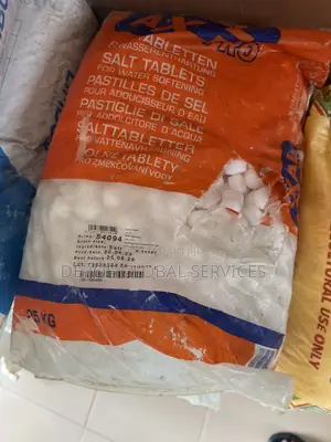 25kg Bag of Axal Pro Salt Tablets Designed for Water Softening Systems