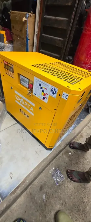 Screw Air Compressor 11Kw 10Bar Made in India