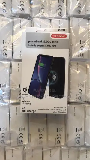 Kruidvat Wireless PowerBank Qi Cert! Compatible With iPhone, Samsung