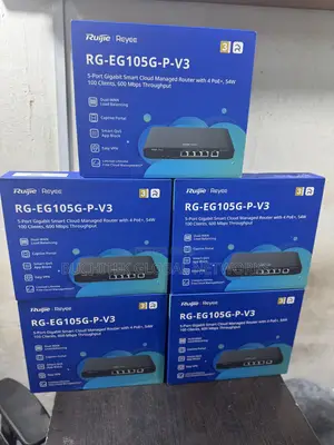 Ruijie RG-EG105G-P-V3 5ports Gigabit Smart Cloud Router and Switch.