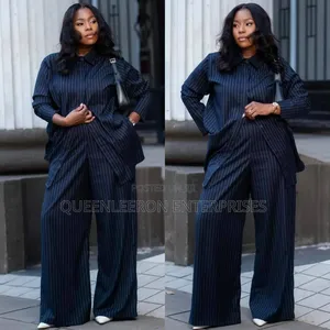 stylish Stripped Ladies Two Piece