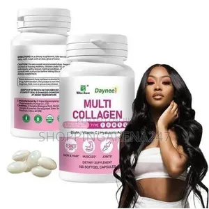 Multi Collagen Type 1, 2, 3, 4 5 - Biotin,VitaminC Hyaluronic Acid