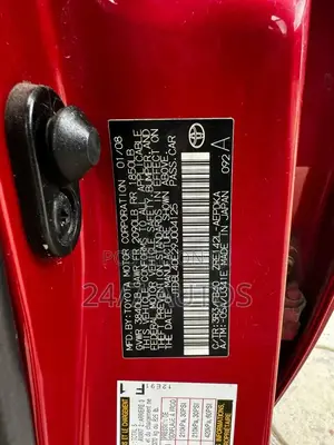 Toyota Corolla 2008 Red