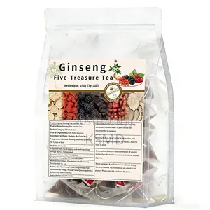 Ginseng 5 Treasure Tea Traditional Beverage 50 Bags