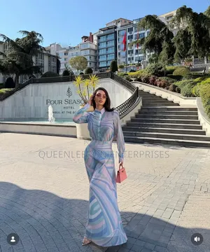 stylish Pucci Inspired Ladies Gown Dress 