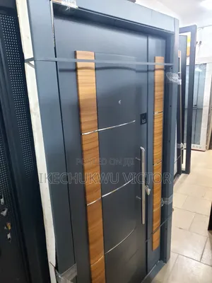 4ft Walnut Fusion Luxury Turkey Steel Door