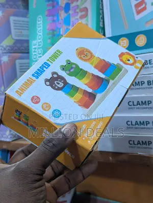 Animal Shaped Tower Kids Toy Ages 3+