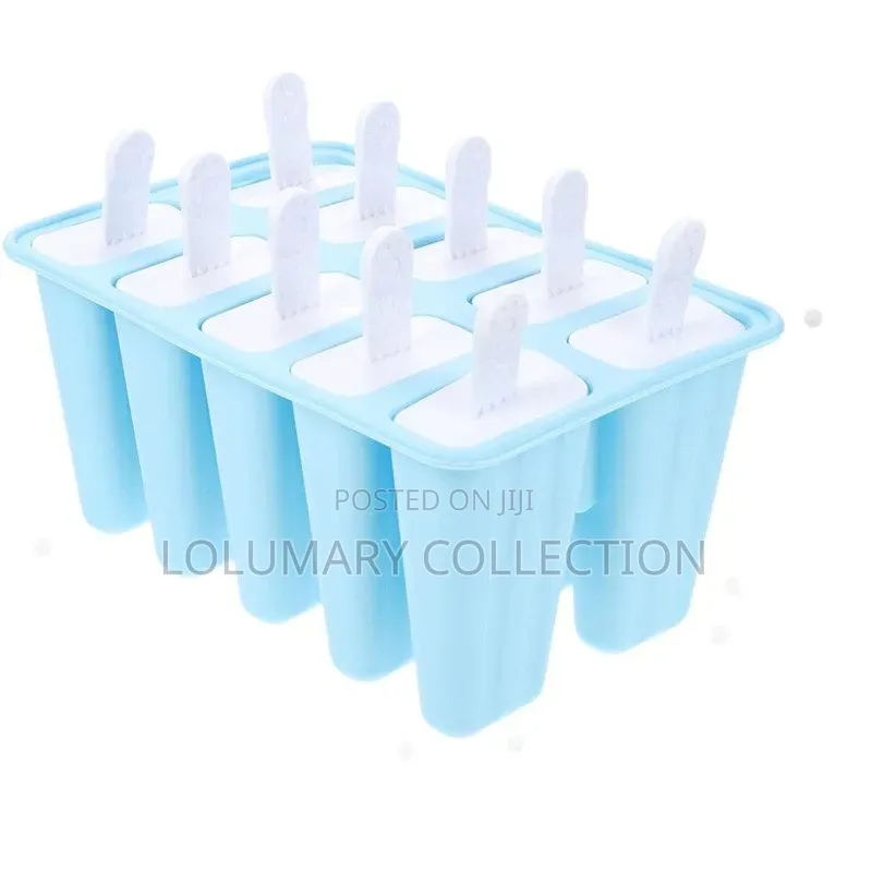 10 Hole Silicone Popsicle Mold