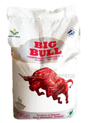 Big Bull 25kg Parboiled Rice - Premium Quality