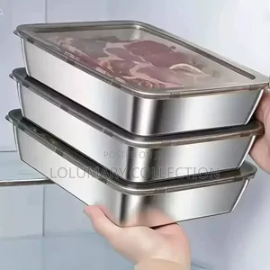 Stainless Steel Food Storage Container Set 3Pcs