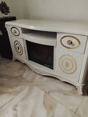 Shelf, TV Stand With Cupboard