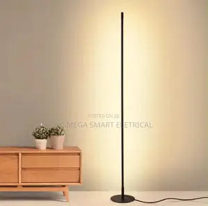 Modern Long Line Wall Pendant Floor Lamp Remote Control Bedroom