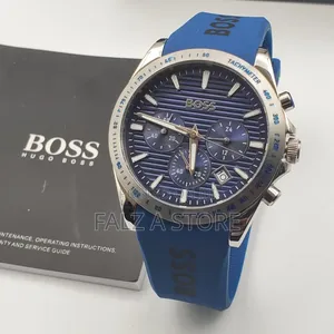 Hugo Boss Rubber Wristwatch (Quartz Movement)